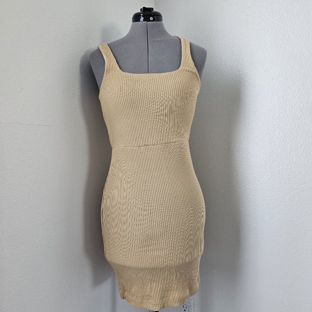 Whimsy + Row Sonja Dress Sand Sz L